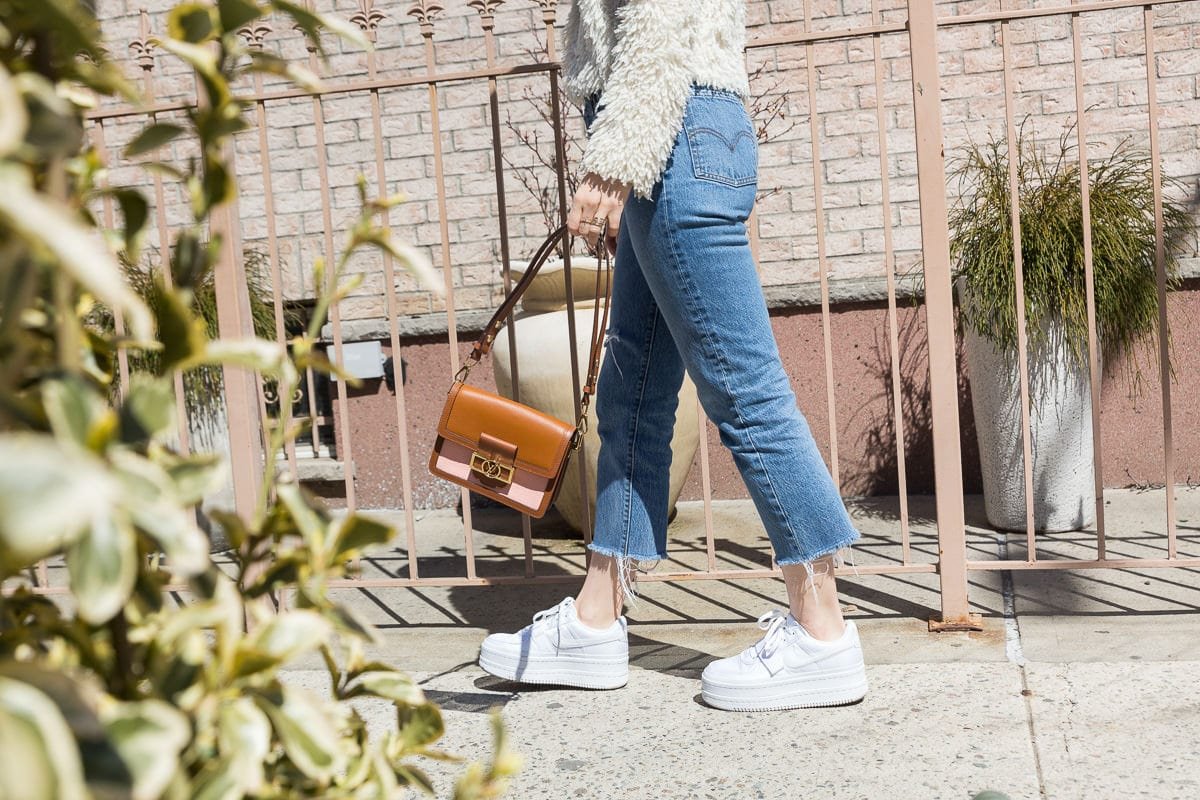 Reference image illustrating Louis Vuitton Mini Dauphine Bag in Bicolor Taurillon Leather: A Spring 2019 Runway Review