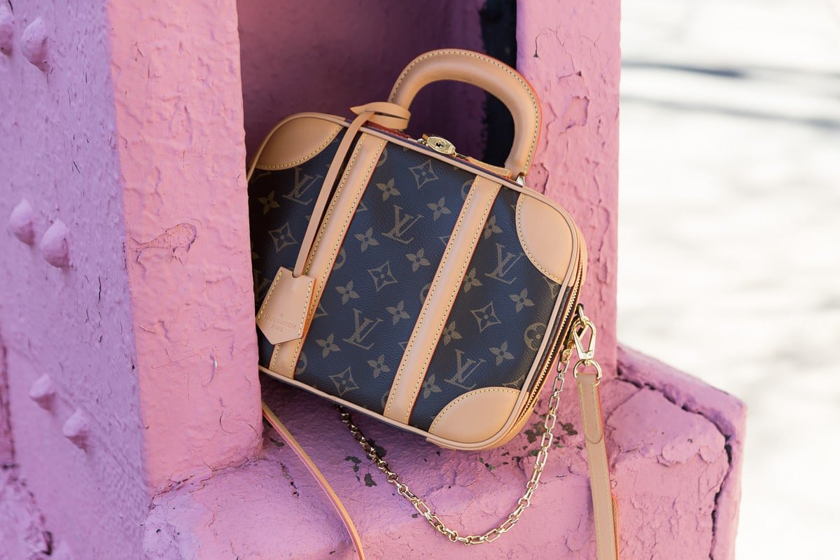 Reference image illustrating Louis Vuitton Mini Luggage Bag Review: A Spring 2019 Runway Icon