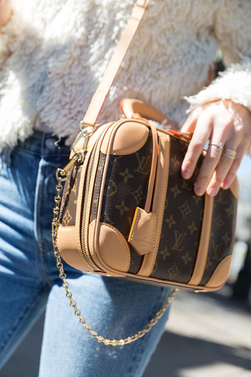 Reference image illustrating Louis Vuitton Mini Luggage Bag Review: A Spring 2019 Runway Icon