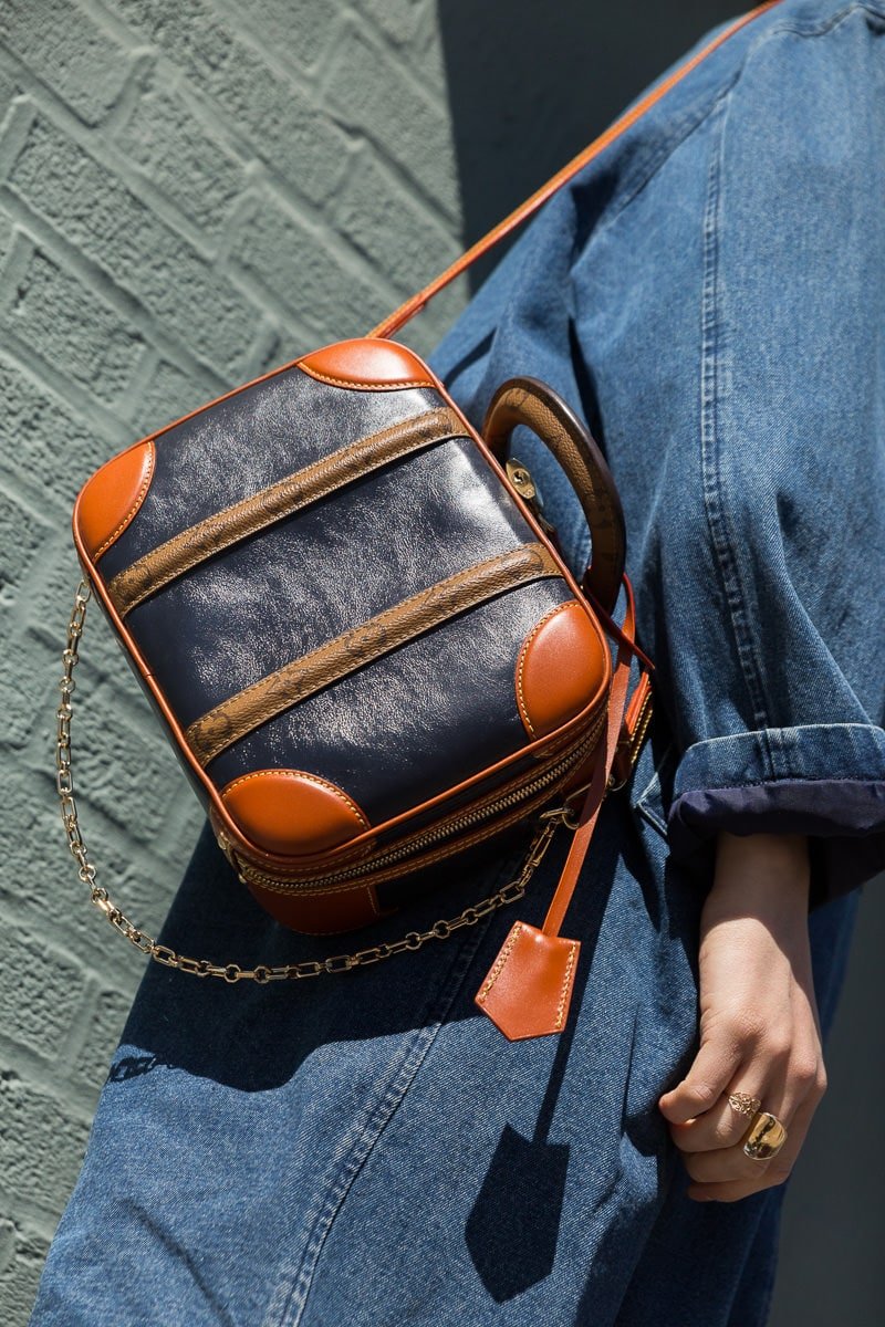 Reference image illustrating Louis Vuitton Mini Luggage Bag Review: A Spring 2019 Runway Icon