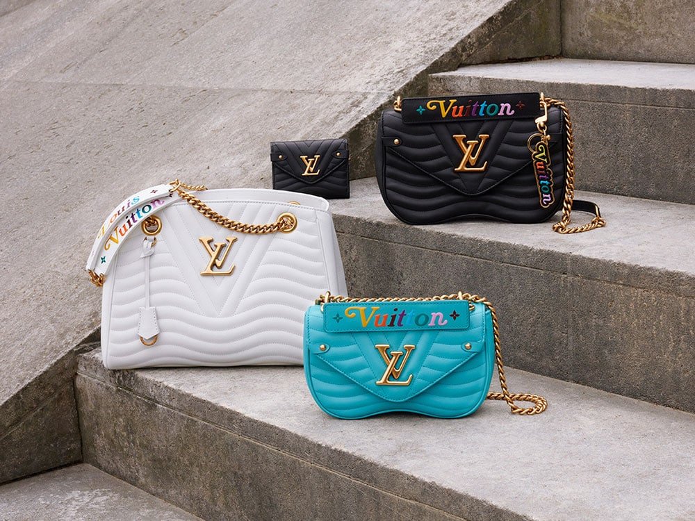 Reference image illustrating Louis Vuitton New Wave Bags: A Colorful Shift in Quilted Leather Design