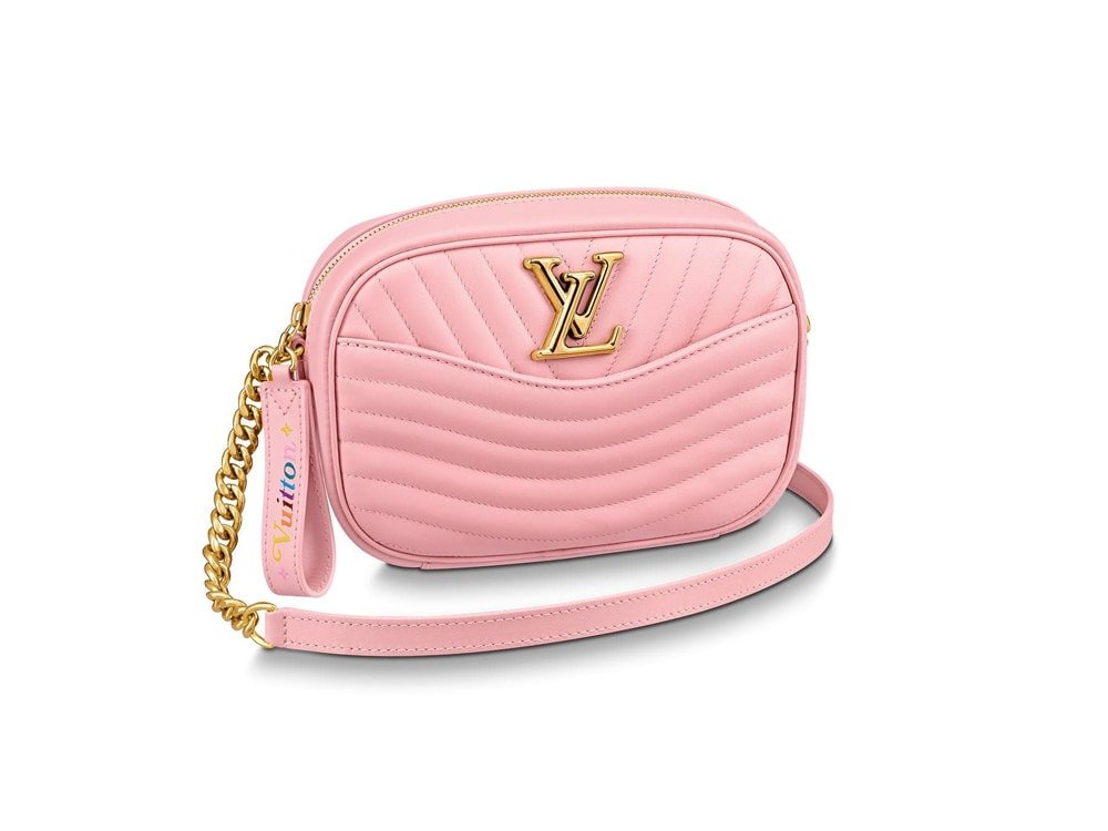 Reference image illustrating Louis Vuitton New Wave Camera Bag: Spring-Summer 2019 Quilted Calf Leather Crossbody