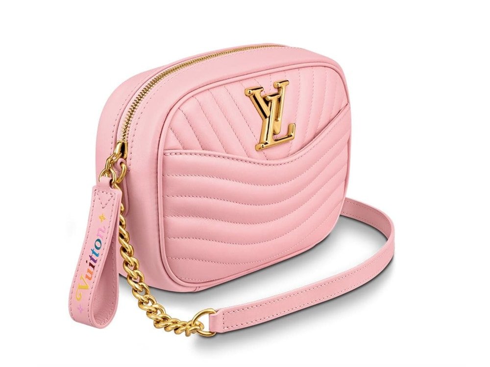 Reference image illustrating Louis Vuitton New Wave Camera Bag: Spring-Summer 2019 Quilted Calf Leather Crossbody