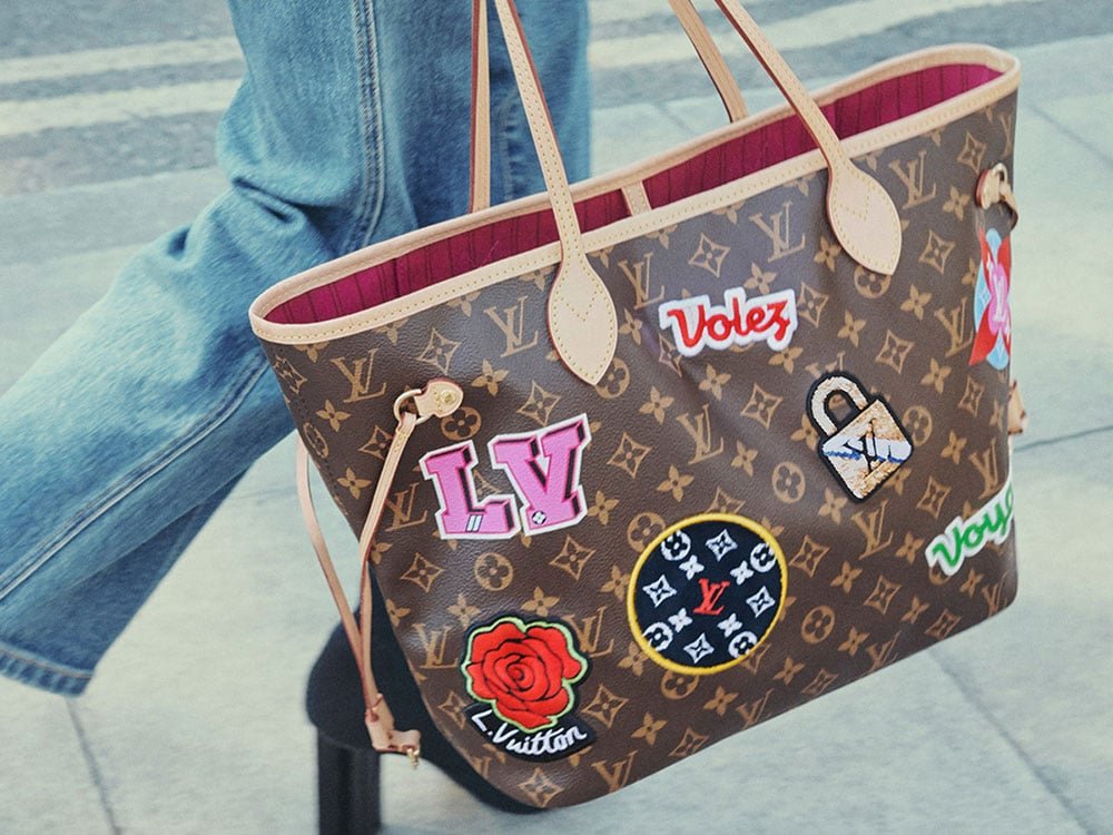Reference image illustrating Louis Vuitton Patches Collection: A Playful Take on Monogram Classics