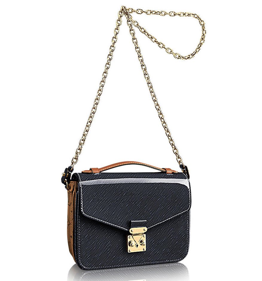 Reference image illustrating Louis Vuitton Pochette Métis Mini: A Compact Icon Arrives in Epi Leather for Fall 2017