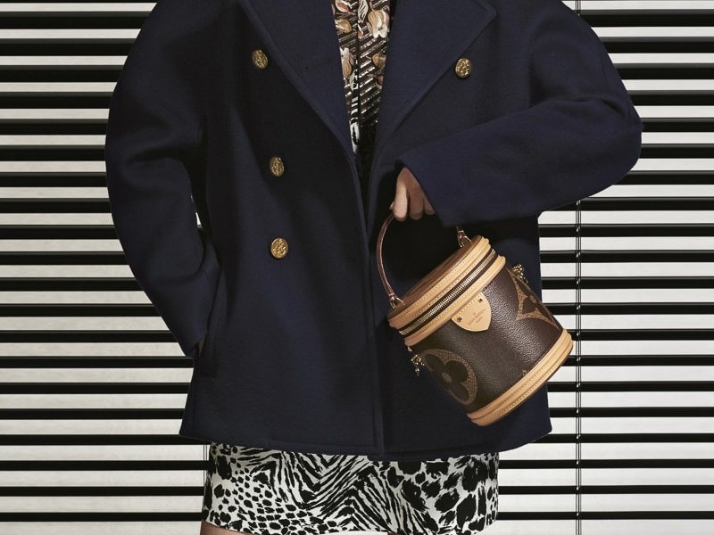 Reference image illustrating Louis Vuitton Pre-Fall 2019 Lookbook: New Bags Star Alongside Alicia Vikander and Chloe Grace Moretz