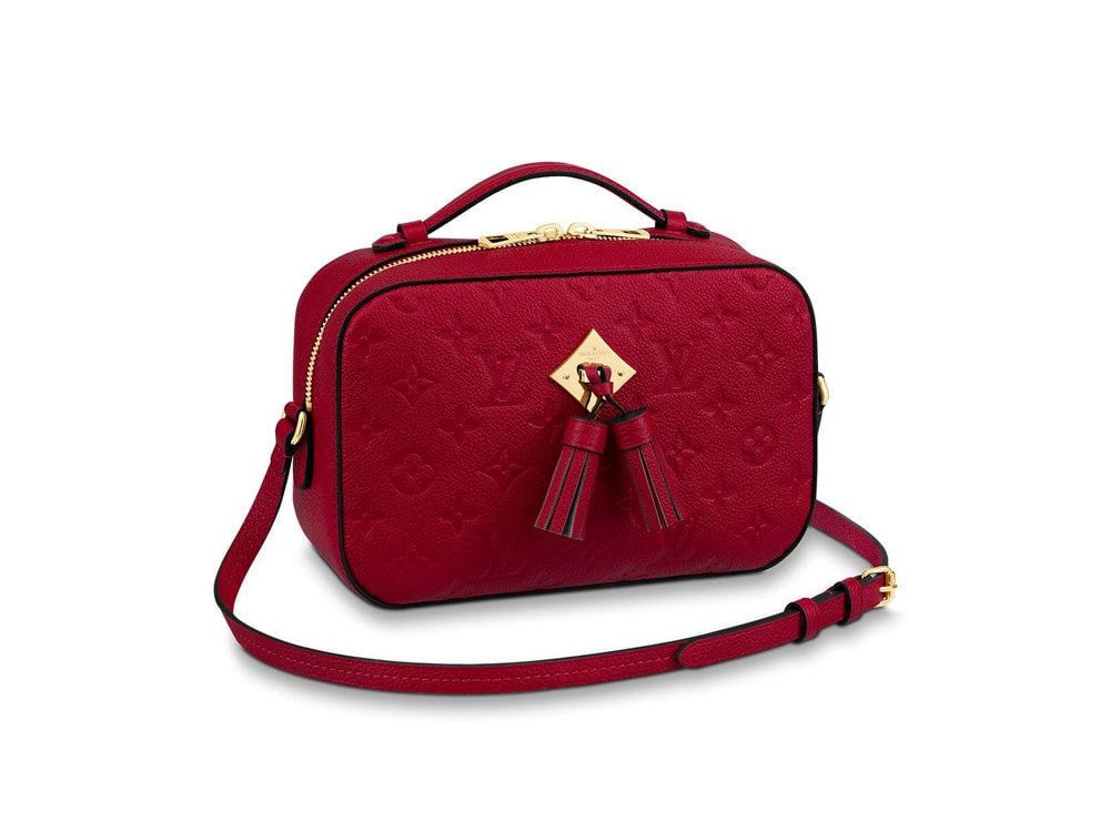 Reference image illustrating Louis Vuitton Saintonge Monogram Empreinte Camera Bag: New Colors and Details