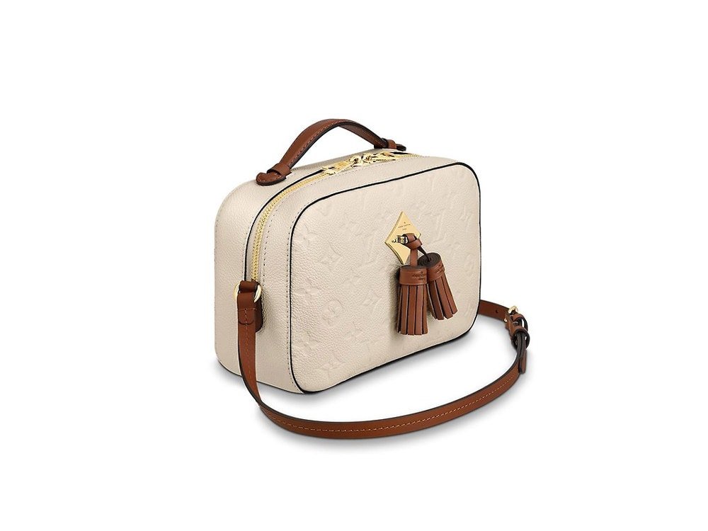 Reference image illustrating Louis Vuitton Saintonge Monogram Empreinte Camera Bag: New Colors and Details