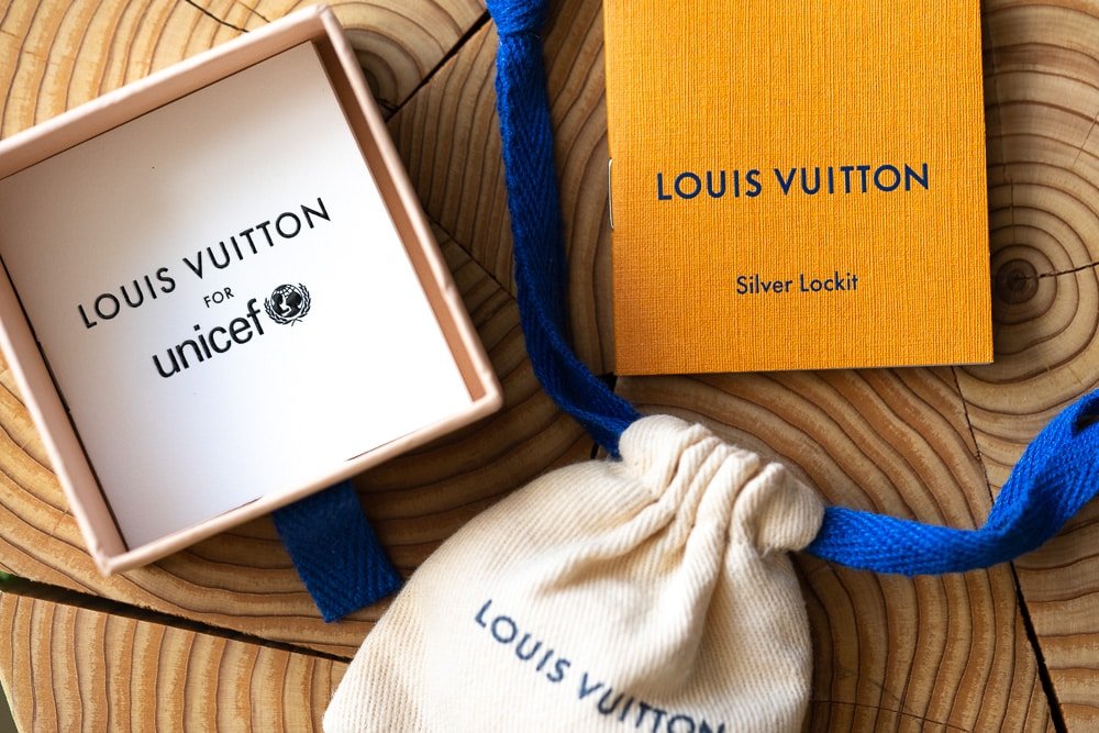 Reference image illustrating Louis Vuitton Silver Lockit Fluo Bracelet for UNICEF: A Stylish Way to Support Vulnerable Children