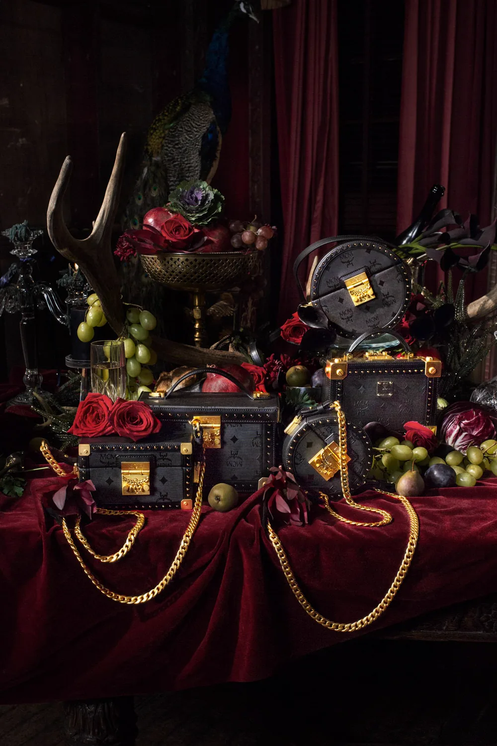 Reference image illustrating MCM Holiday Campaign 2018: Sofia and Miles Richie Star in a Festive Feast for the Eyes