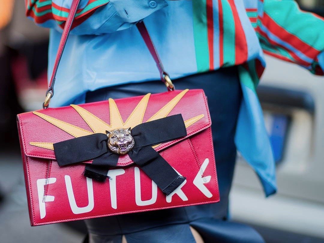 Reference image illustrating Milan Fashion Week Spring 2018: The Most-Loved Street Style Bags on Instagram