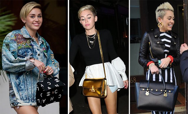 Reference image illustrating Miley Cyrus's Vintage Chanel and Designer Handbag Collection: A Style Analysis