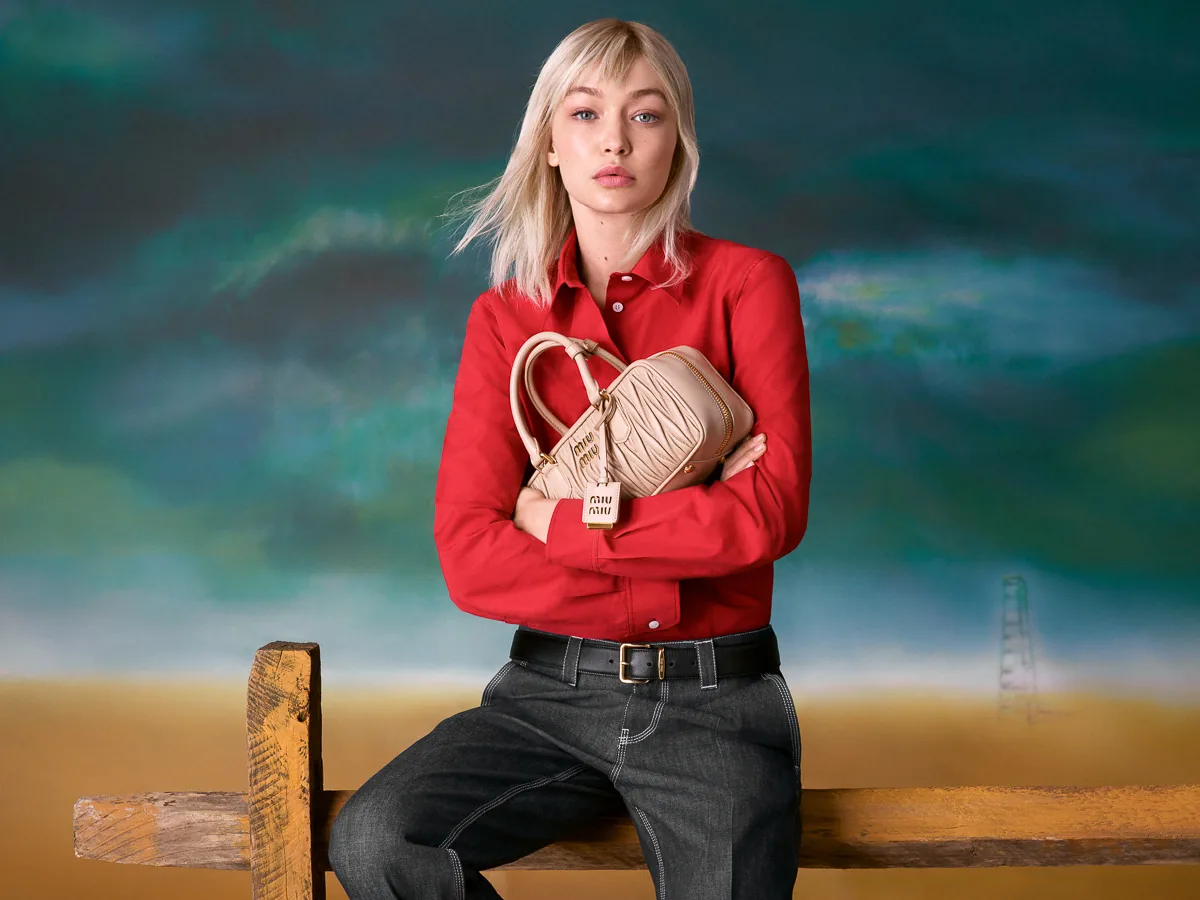 Miu Miu Arcadie Bag: Gigi Hadid Stars in the New Matelassé Campaign thumbnail