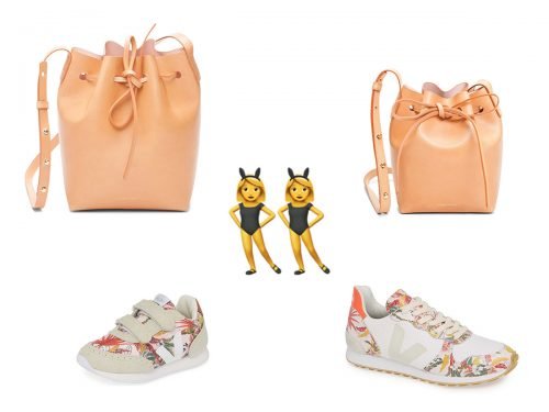 Mommy-and-Me Style: Matching VEJA Sneakers and Mansur Gavriel Bucket Bags for a Luxe Twin Look thumbnail