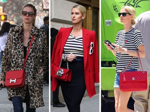 Nicky Hilton's Red Handbag Collection: Balenciaga, Chanel, Hermès & Valentino thumbnail