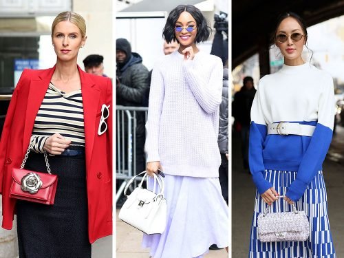NYFW Fall 2018 Street Style: The Most Coveted Celebrity Handbags thumbnail