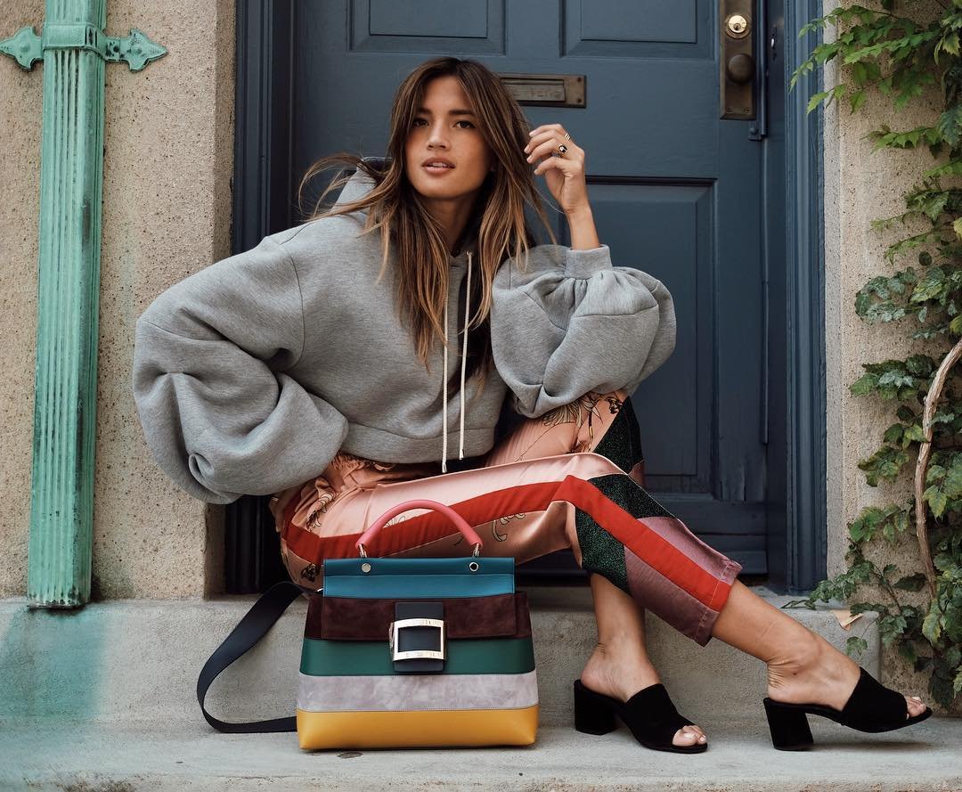 Reference image illustrating NYFW Spring 2018 Street Style: The Most-Wanted Handbags Spotted on Instagram
