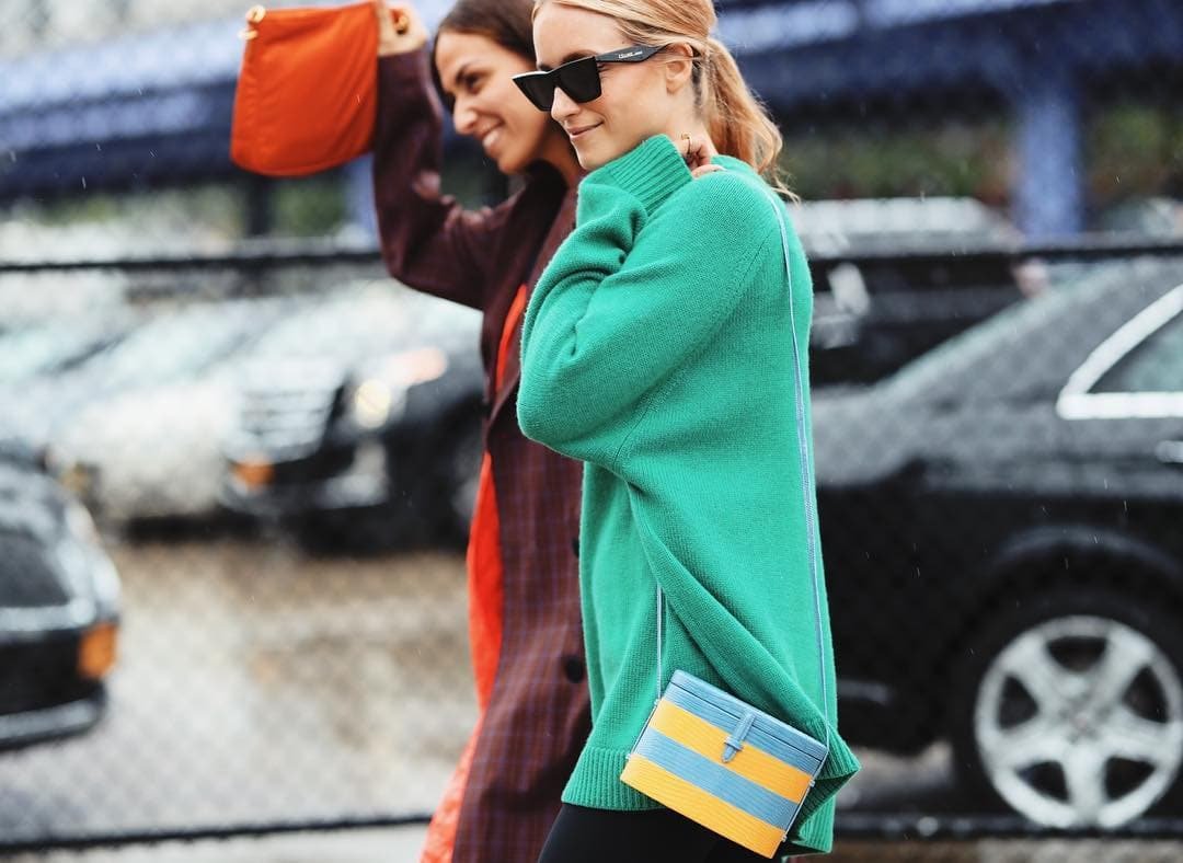 Reference image illustrating NYFW Spring 2019 Street Style: The Most-Wanted Handbags Spotted on Instagram