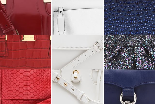 Reference image illustrating Patriotic Luxury: 9 American Designer Handbags in Red, White, and Blue