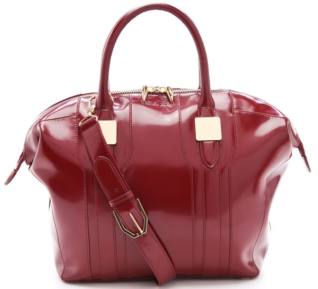 Reference image illustrating Patriotic Luxury: 9 American Designer Handbags in Red, White, and Blue