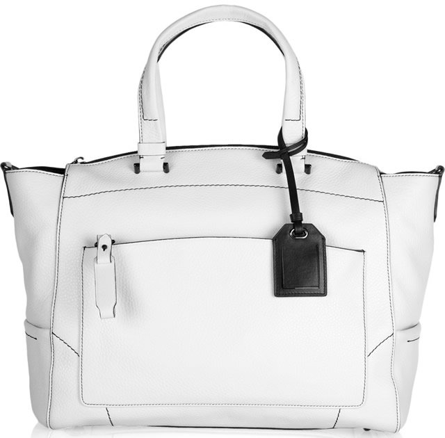 Reference image illustrating Patriotic Luxury: 9 American Designer Handbags in Red, White, and Blue
