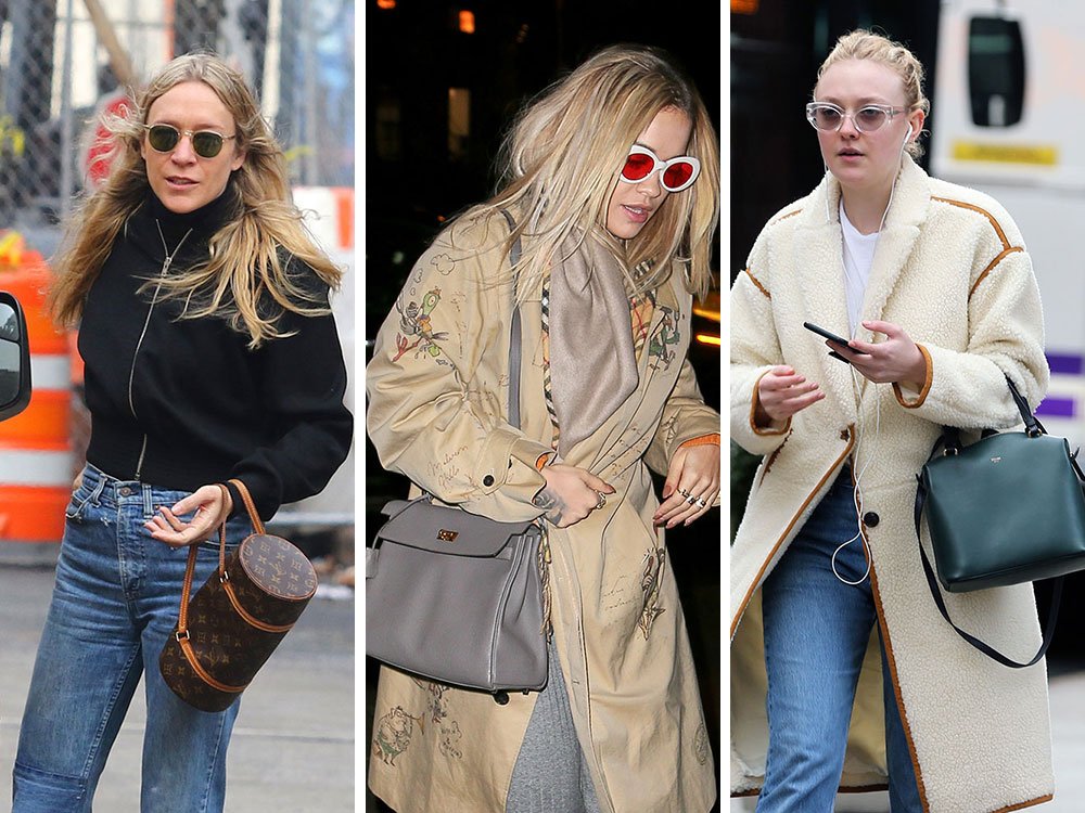Reference image illustrating Prada and Céline Dominate Celebrity Street Style: Dakota Fanning, Gigi Hadid, and More