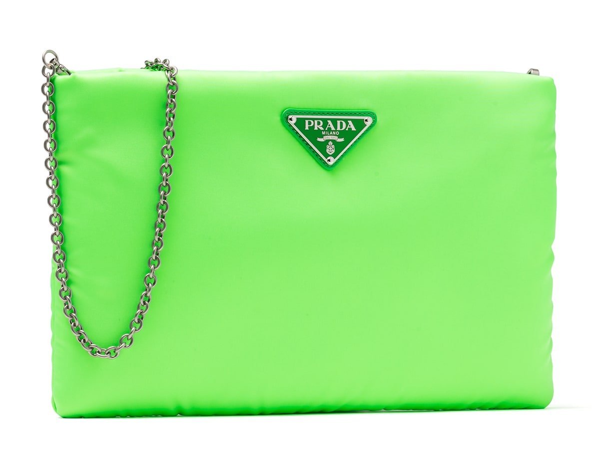 Reference image illustrating Prada Fluo Collection Review: Neon Nylon Bags for Everyday Luxury