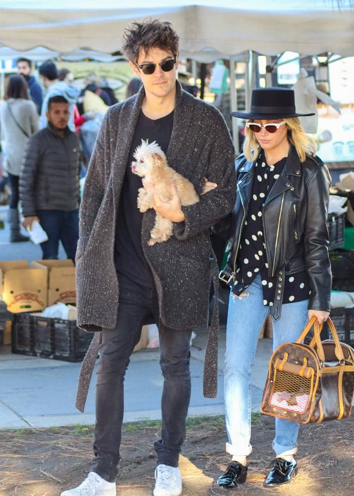 Reference image illustrating Pre-Fall 2019 Street Style: Prada and Versace Bags Celebrities Are Carrying in NYC