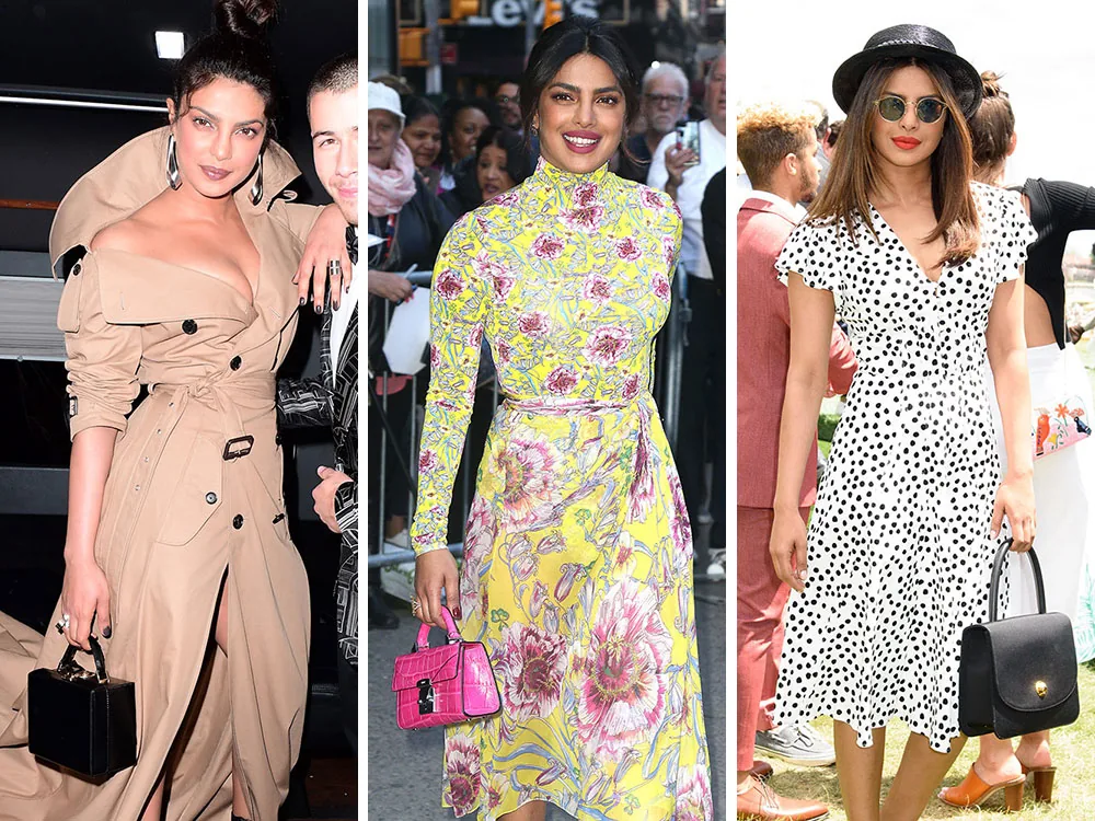 Reference image illustrating Priyanka Chopra’s Unexpected Handbag Collection: Off-White, Stalvey & More