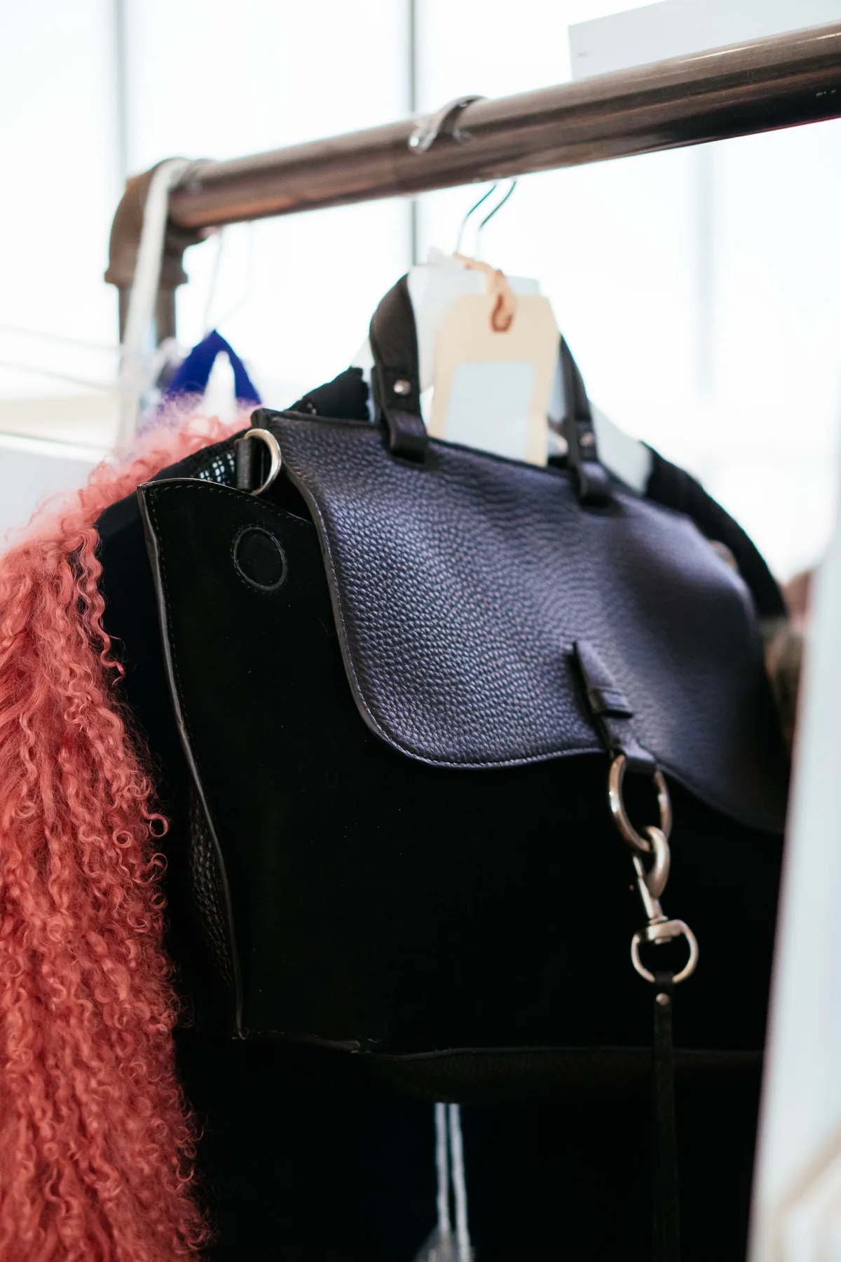 Reference image illustrating Rebecca Minkoff Fall 2017 NYFW: Behind the Scenes of the See-Now, Buy-Now Collection