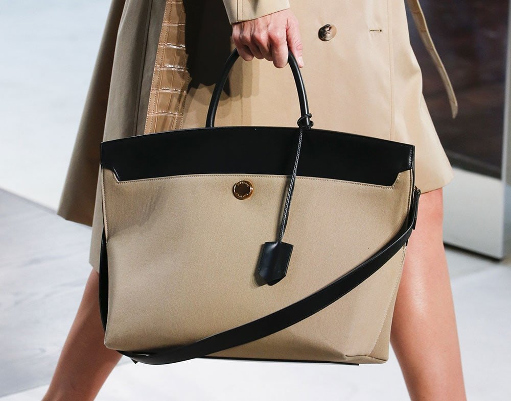 Reference image illustrating Riccardo Tisci’s First Burberry Handbags: Spring 2019 Runway Review