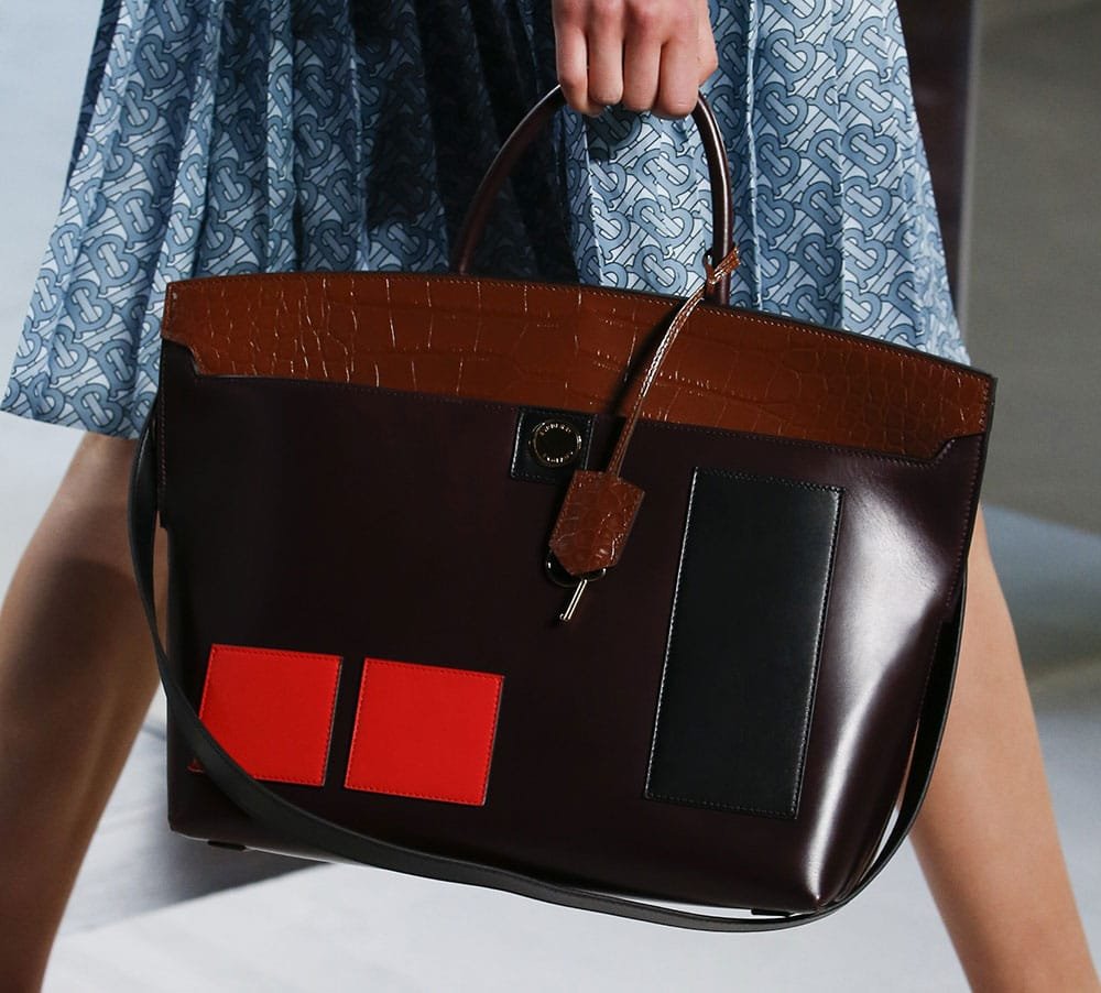 Reference image illustrating Riccardo Tisci’s First Burberry Handbags: Spring 2019 Runway Review