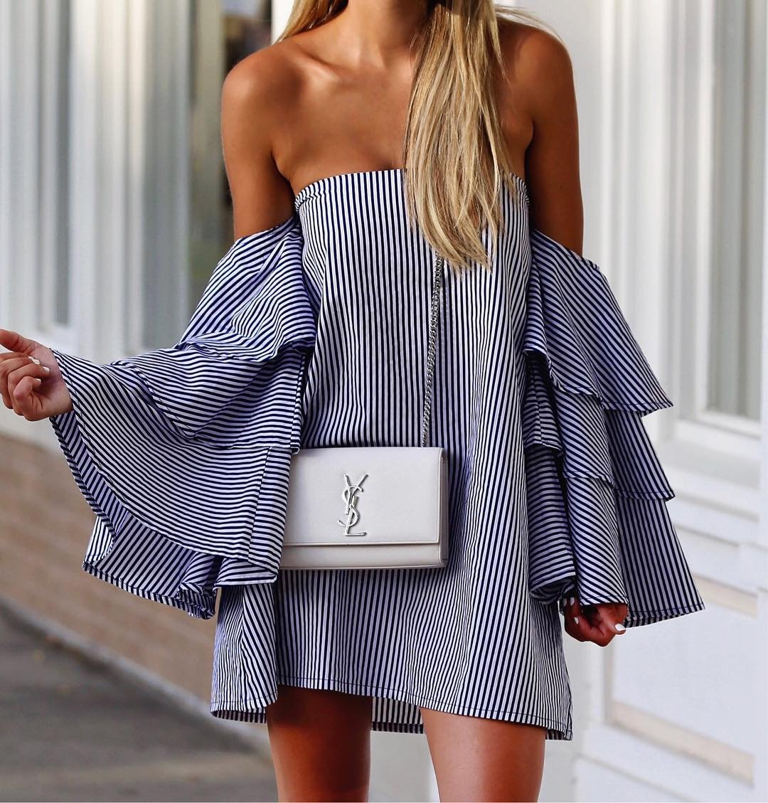Reference image illustrating Saint Laurent Handbags Dominate Instagram Summer Style: 15 Must-See Looks