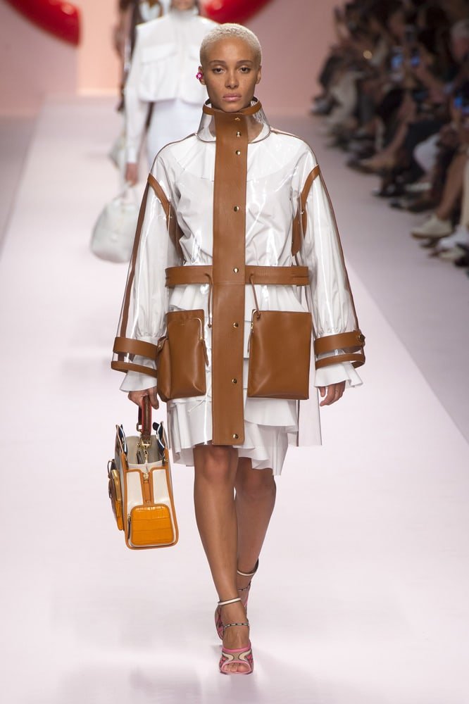 Reference image illustrating SS19 Runway Trend: How Designers Made the Double Handbag Look a Luxury Essential