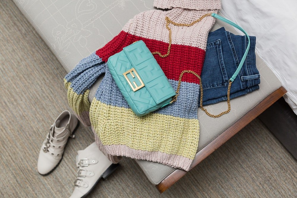 Reference image illustrating The Fendi Baguette Returns for Spring 2019: Mini and Jumbo Sizes Now Available for Pre-Order