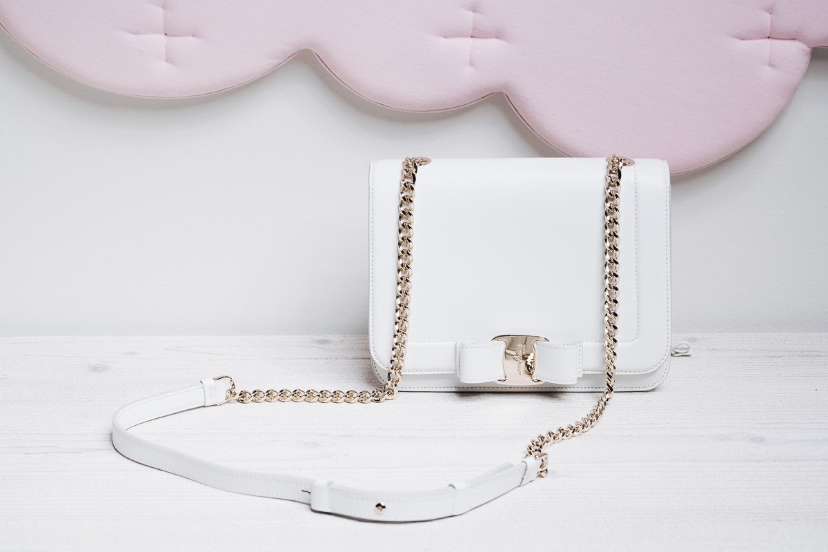 Reference image illustrating The Ferragamo Vara Rainbow Is One of the Most Beautiful and Functional Bags Out There