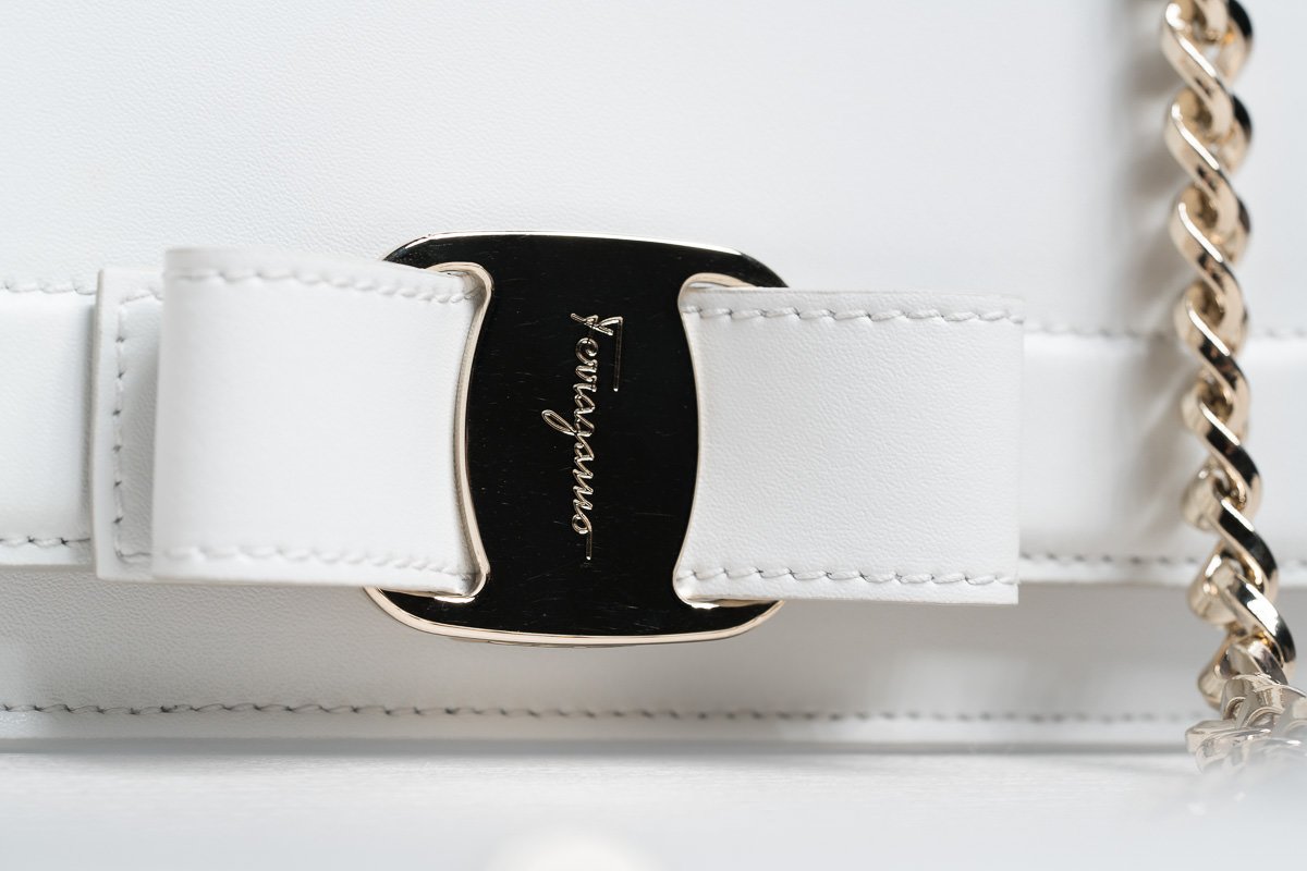 Reference image illustrating The Ferragamo Vara Rainbow Is One of the Most Beautiful and Functional Bags Out There