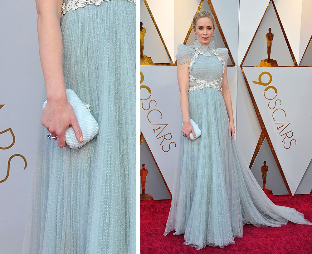 Reference image illustrating The Most Memorable Handbags on the 2018 Oscars Red Carpet