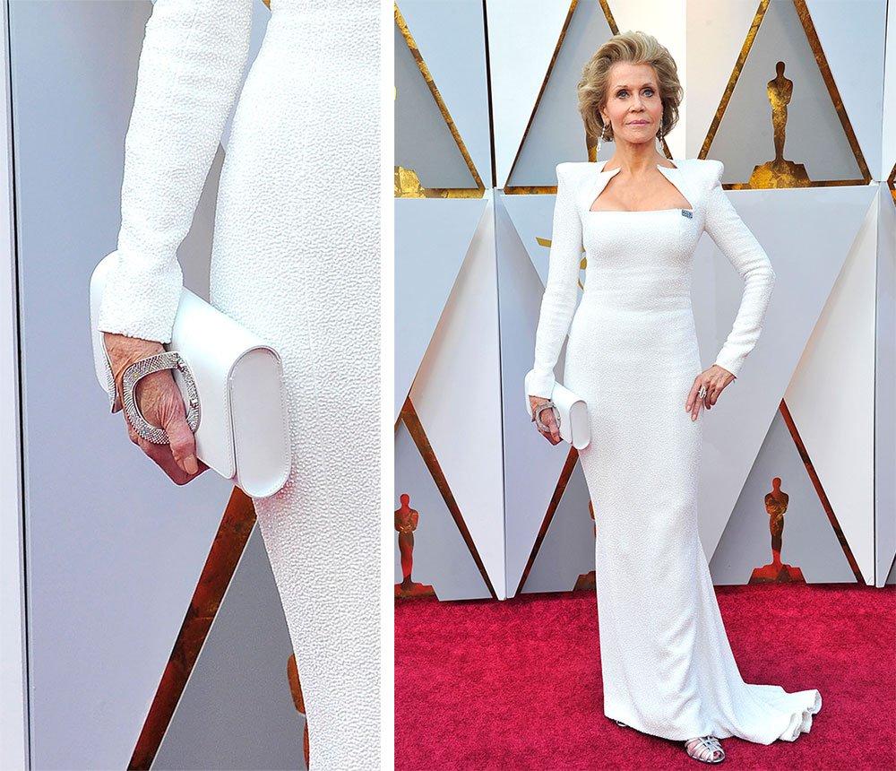 Reference image illustrating The Most Memorable Handbags on the 2018 Oscars Red Carpet