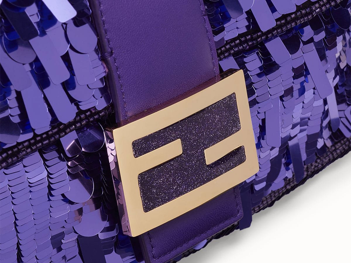 Reference image illustrating The Return of the Purple Sequin Fendi Baguette: Pre-Order the Iconic Carrie Bradshaw Bag