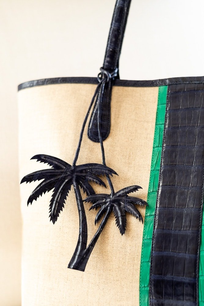 Reference image illustrating Tina Craig x Nancy Gonzalez Tote Review: A Lightweight Summer Staple with Croc Accents