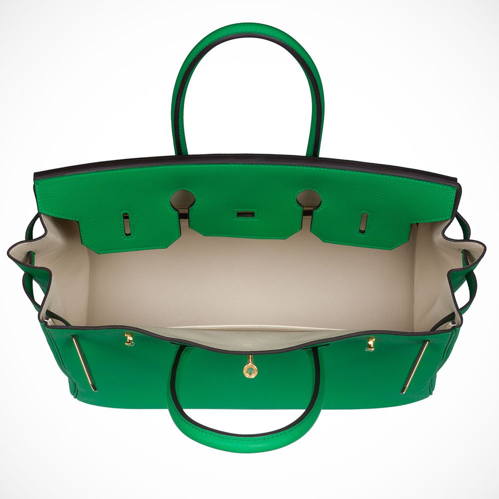 Reference image illustrating Two Ultra-Rare Hermès Birkins: A Horseshoe Stamp and a Tadelakt Masterpiece