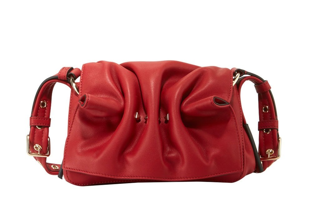Reference image illustrating Valentino Bloomy Bag Fall 2018 Review: A Soft Messenger with a Gathered Flap
