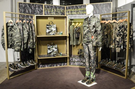 Valentino Camouflage Collection: Laser-Cut Leather Meets Military Edge thumbnail