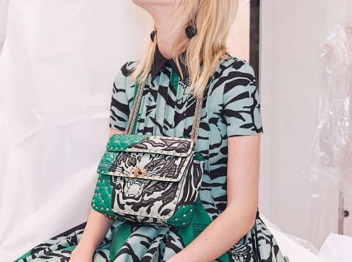 Valentino Pre-Fall 2018 Handbags: Rockstud Spikes and Bold New VLTN Logo Bags cover image