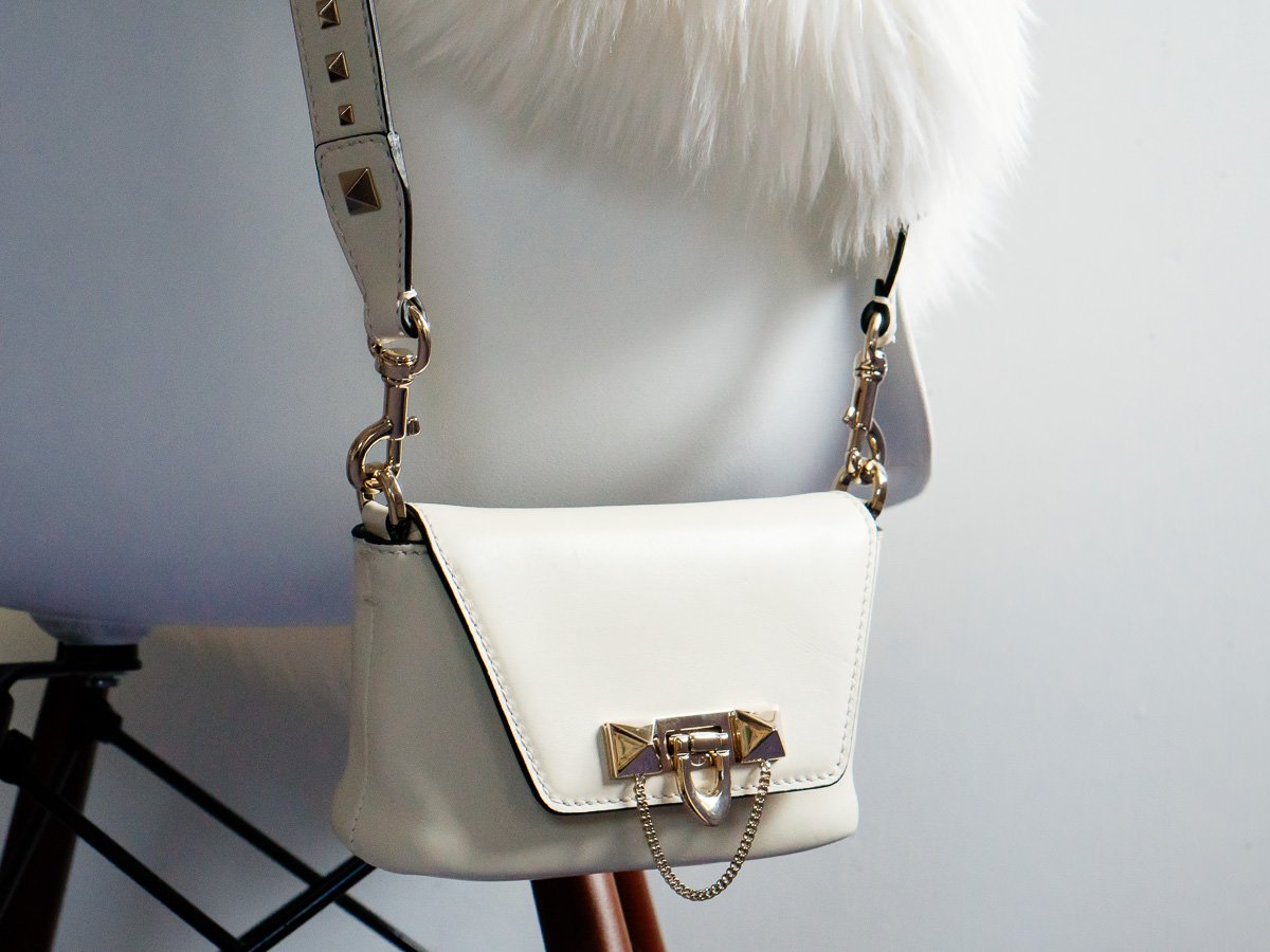 Reference image illustrating Why the Valentino Demilune Small Crossbody in Winter White Is Worth Breaking Your No-White Rule