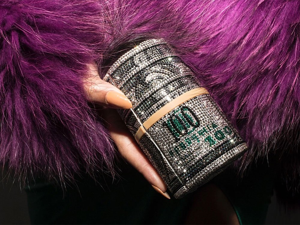 Reference image illustrating Why Tiny Sparkly Bags Are Back: Judith Leiber, Gucci & More Crystal Clutches