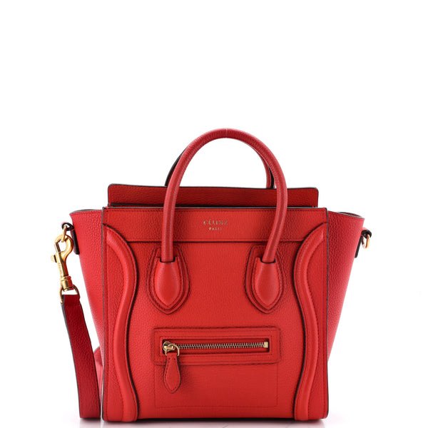 Celine Luggage Bag Grainy Leather Nano: A Collector’s Guide to the Iconic Red Nano thumbnail