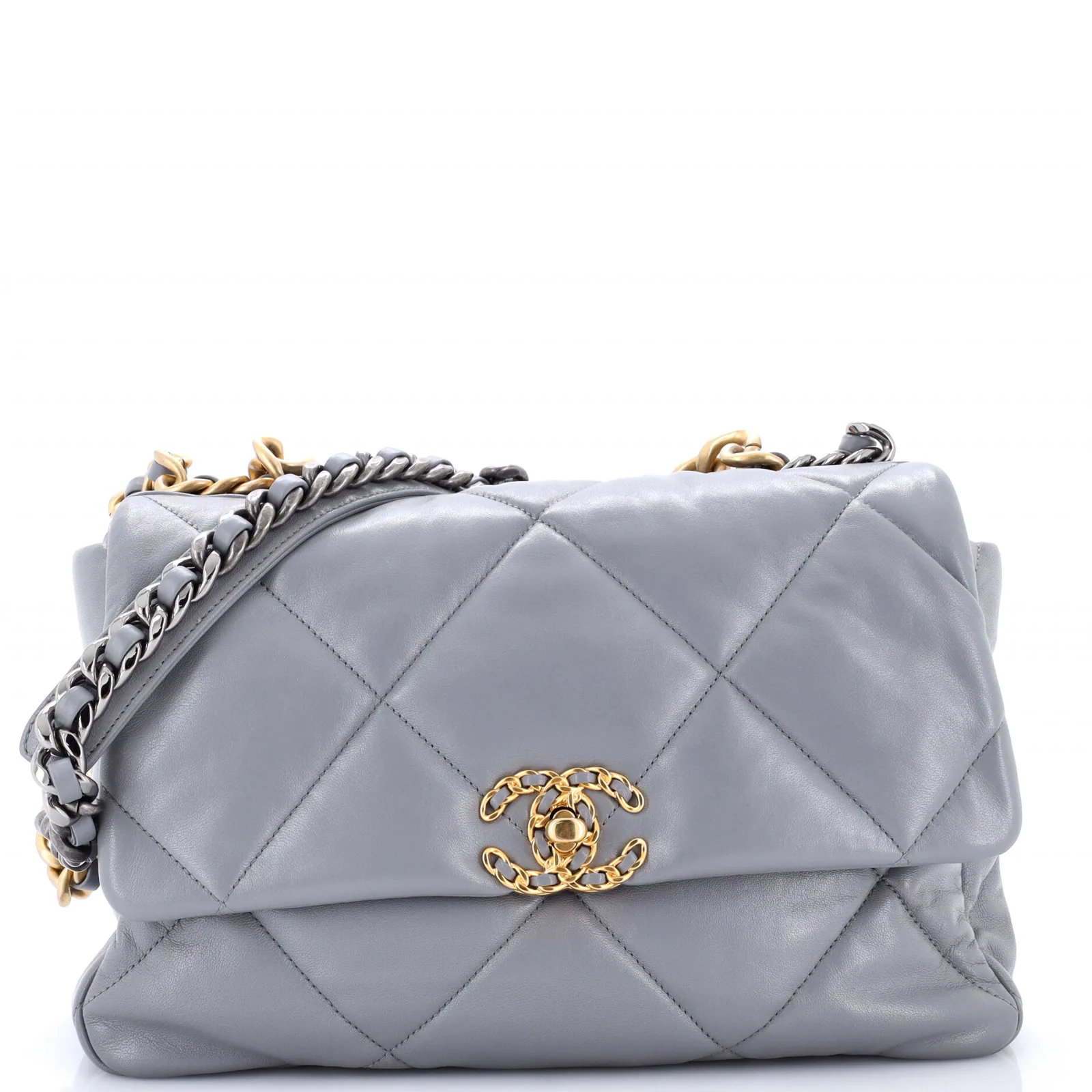 Chanel 19 Flap Bag Quilted Leather Large: A Comprehensive Guide cover image