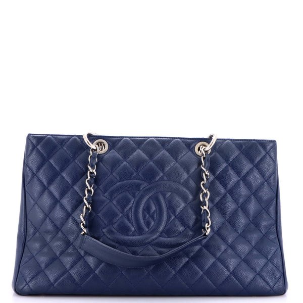 Reference image illustrating Chanel Grand Shopping Tote Quilted Caviar XL: A Comprehensive Guide